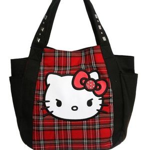 Hello Kitty Loungefly Angry Plaid Bag